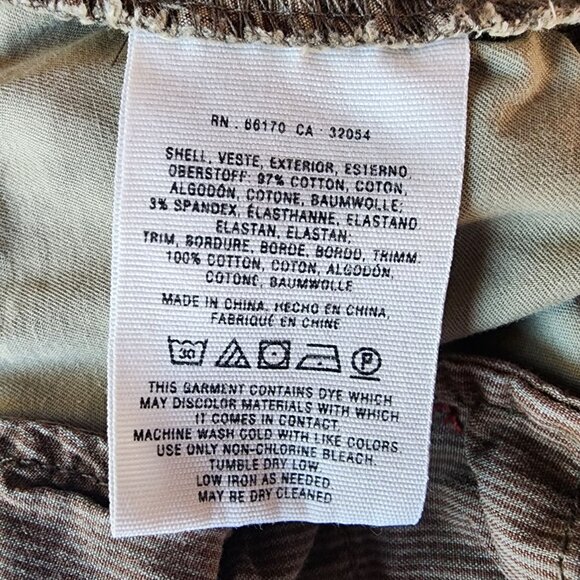 Anthropologie Hei Hei Womens 12 Skort Wrap Distressed Khaki Skirt Boho Preppy - Picture 8 of 10